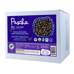 Pascha - Organic Bitter-Sweet Dark Chocolate Chips 85% Cacao