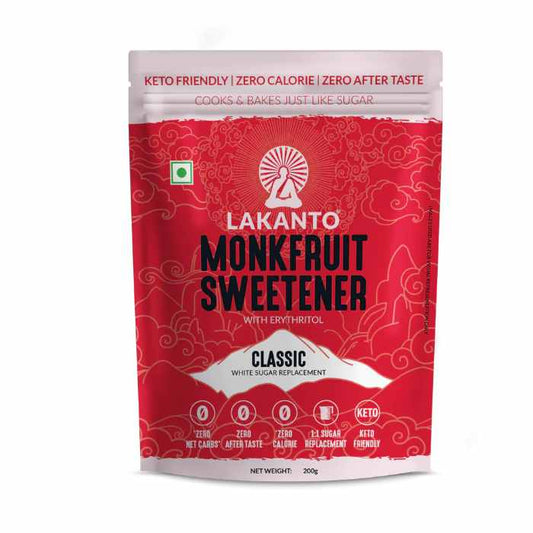 LAKANTO - Classic Monk Fruit Sweetener (Sugar free) 16OZ ( Pack of 8)