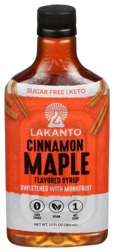 Lakanto, Cinnamon Maple Flavored Syrup, 13 oz 

 | Pack of 8 - PlantX US