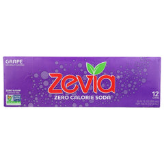 Zevia - Zero Calorie Grape Soda, 144 Oz - (Pack of 2)