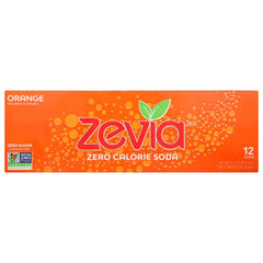 Zevia - Zero Calorie Orange Soda, 144 Oz - (Pack of 2)