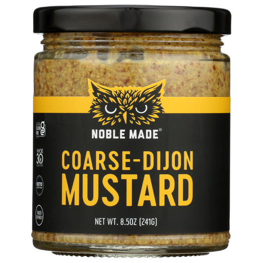 NOBLE MADE BY T - Dijon Coarse Mustard 8.5OZ ( Pack of 6)