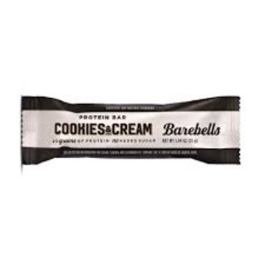 BAREBELLS - Cookies and Cream Protein Bar 55GM ( Pack of 12)