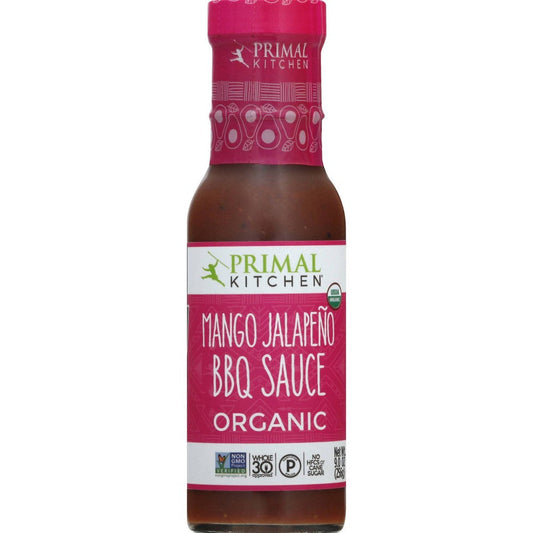PRIMAL KITCHEN - BBQ Mango Jalapeño Sauce Organic 9OZ ( Pack of 6)