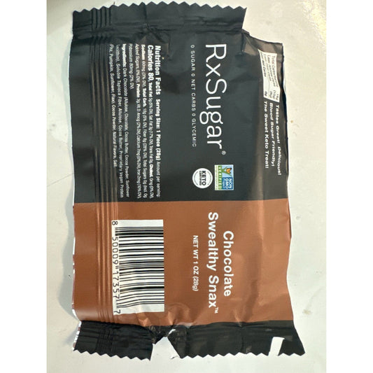 RXSUGAR - Chocolate Swealthy Snax 1OZ ( Pack of 16)