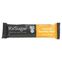 RXSUGAR - Swealthy Snax Snack Bars Caramel 1OZ ( Pack of 16)