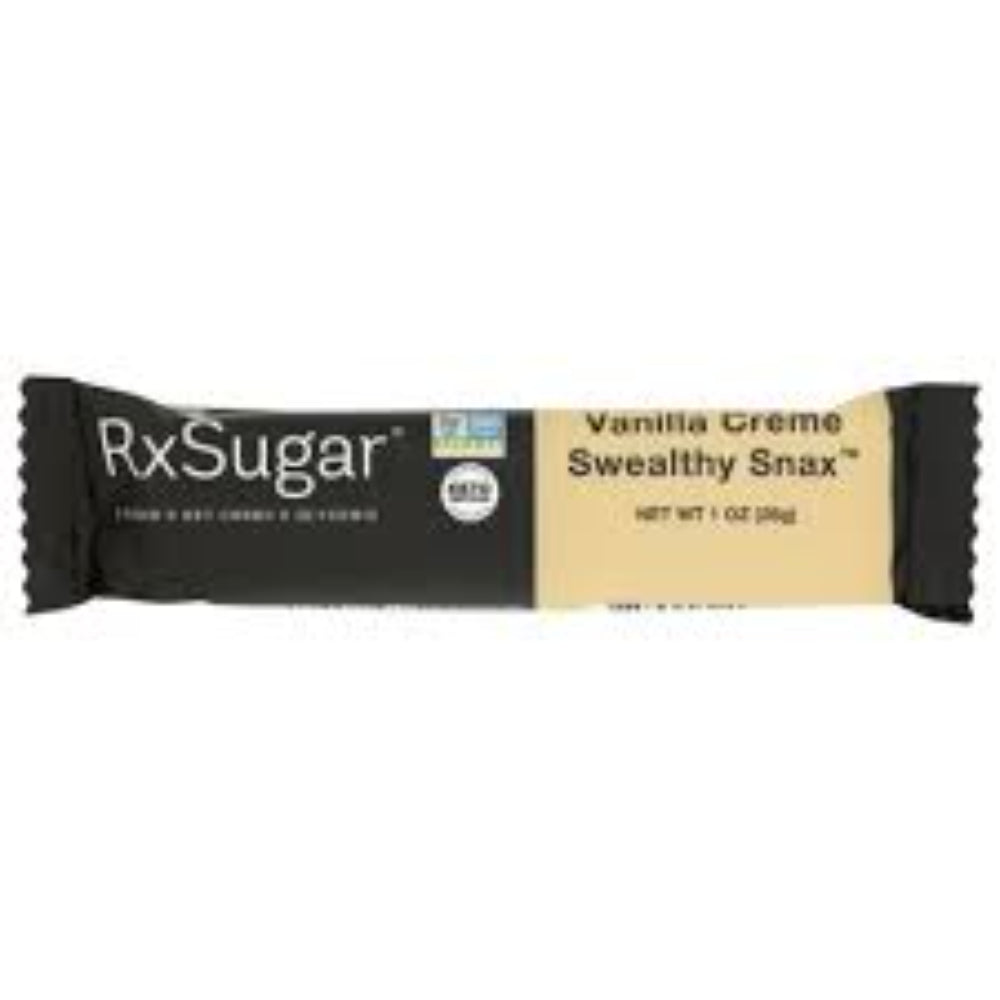 RXSUGAR - Vanilla Crème Swealthy Snax 1OZ ( Pack of 16)