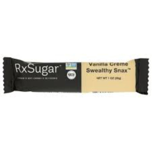 RXSUGAR - Vanilla Crème Swealthy Snax 1OZ ( Pack of 16)