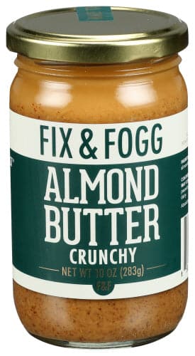 Fix & Fogg - Almond Butter Crunchy, 10 OZ
 | Pack of 6 - PlantX US