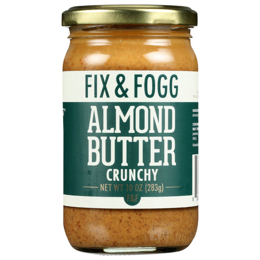 FIX & FOGG - Butter Almond Crunchy 10OZ ( Pack of 6)