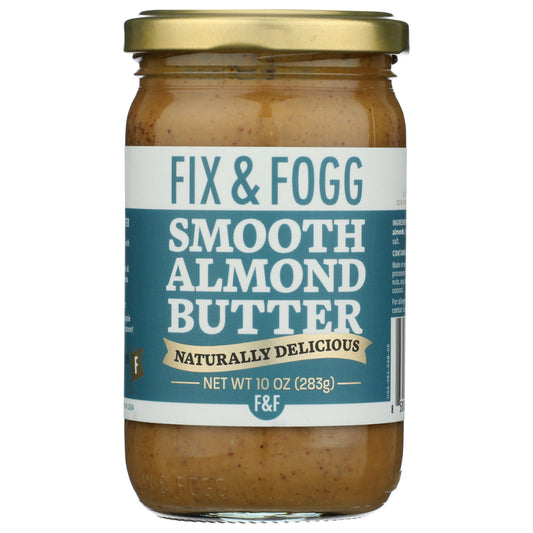 FIX & FOGG - Smooth Butter Almond Spread 10OZ ( Pack of 6)