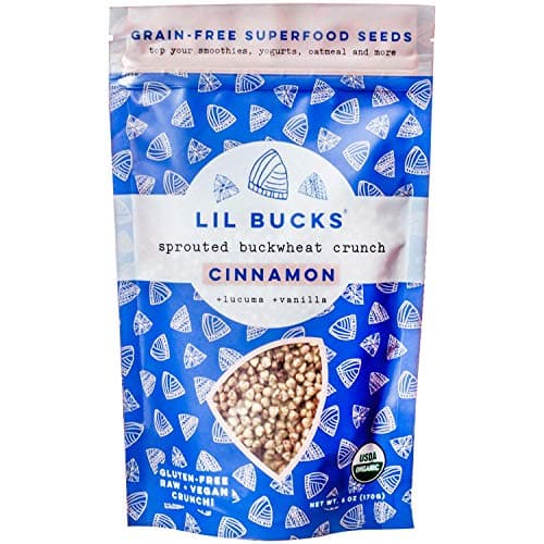 Lil Bucks - Sprouted Cinnamon Buckwheat, 6 oz
 | Pack of 6 - PlantX US