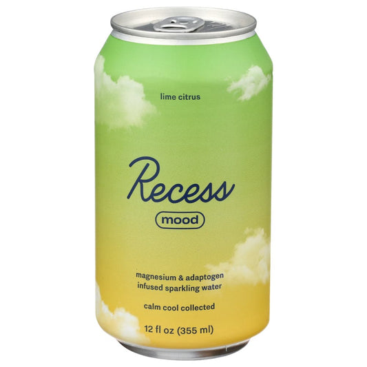 Recess - Sparkling Water Lime Citrus Mood 12 FO - (Pack of 12)