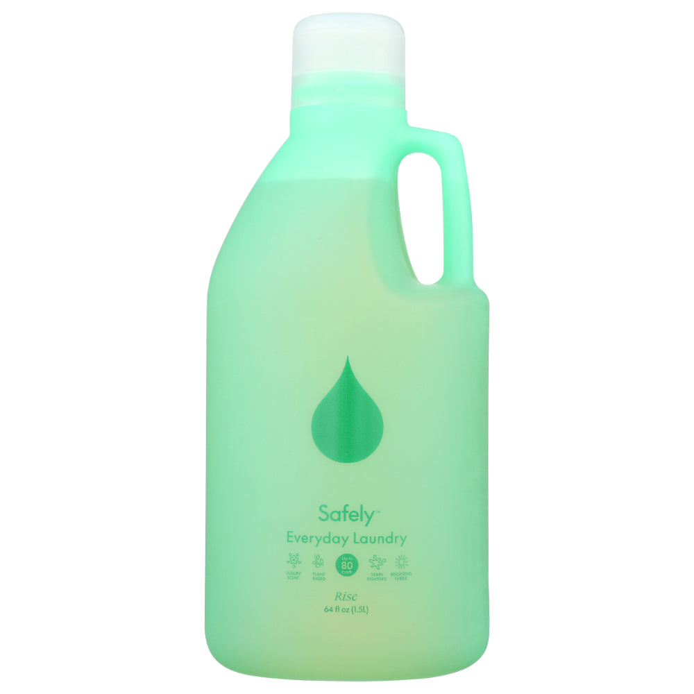 SAFELY - Everyday Laundry Liquid Detergent Rise 64FO ( Pack of 4)