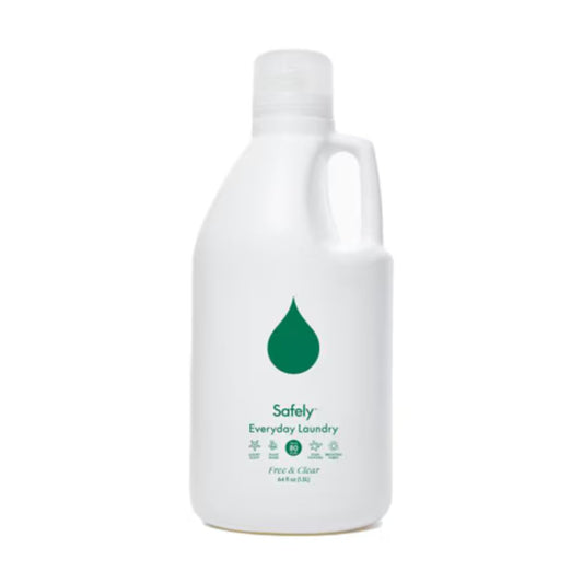 SAFELY - Free and Clear Laundry Detergent 64FO ( Pack of 4)