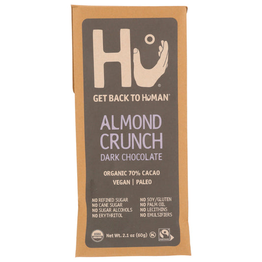 HU - Almond Crunch Chocolate Bar 2.1OZ ( Pack of 12)