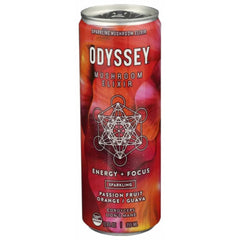 ODYSSEY ELIXIR - Energy Drink with Passionfruit Orange 12FO ( Pack of 12)