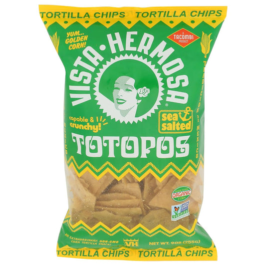 VISTA HERMOSA - Corn Tortilla Chips 9OZ ( Pack of 9)