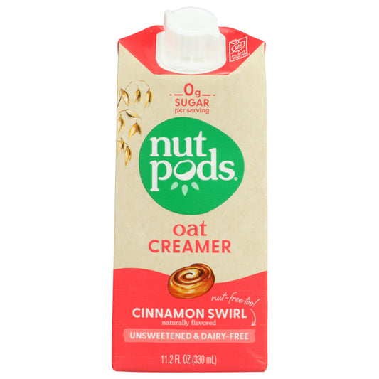 NUTPODS - Unsweetened Oat Milk Cinnamon Swirl 11.2FO ( Pack of 12)