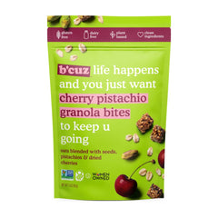 Bcuz Snacks - Granola Bites Cheery Pistachio 5 OZ - Pack of 6