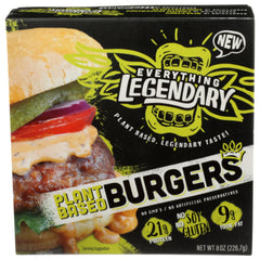 EVERYTHING LEGE - LEGENDARY BURGER ORGL PLANT BASED 8oz, (Pack of - 12 )