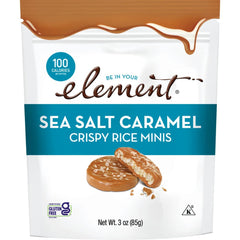 Element - Sea Salt Caramel Crispy Rice Minis, 3 Oz - (Pack of 8)