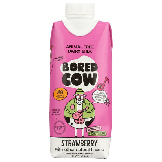 BORED COW - Strawberry Dairy Milk Animal - Free 11FO ( Pack of 12)