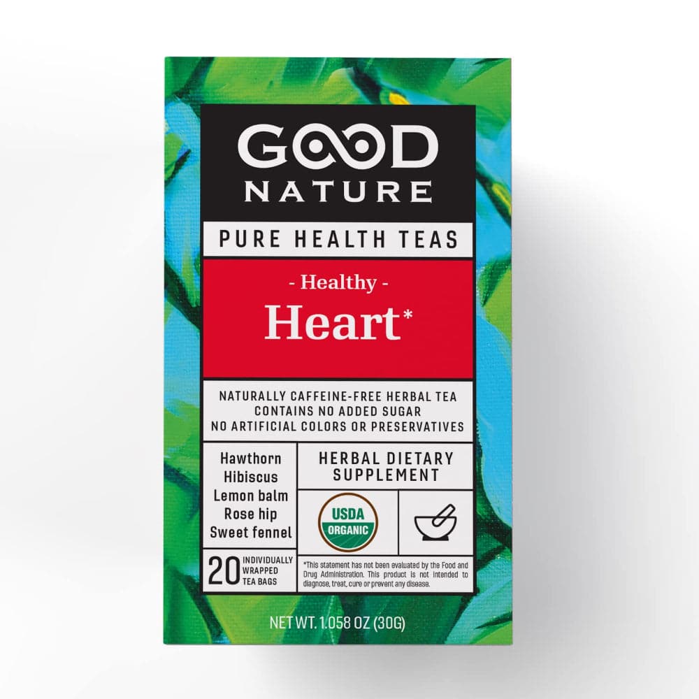 Good Nature - Heart Tea, 1.058 OZ | Pack of 6