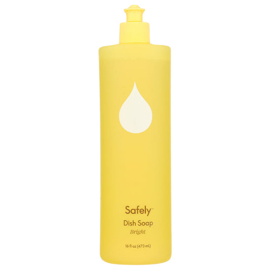 SAFELY - Bright Dish Soap Liquid 16FO ( Pack of 6)