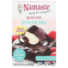 NAMASTE FOODS - Gluten Free Brownie Mix 15OZ ( Pack of 6)