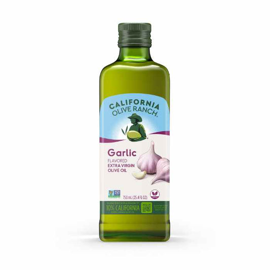CALIFORNIA OLIV - Roasted Garlic Infused Extra Virgin Olive Oil 25.4FO ( Pack of 6)