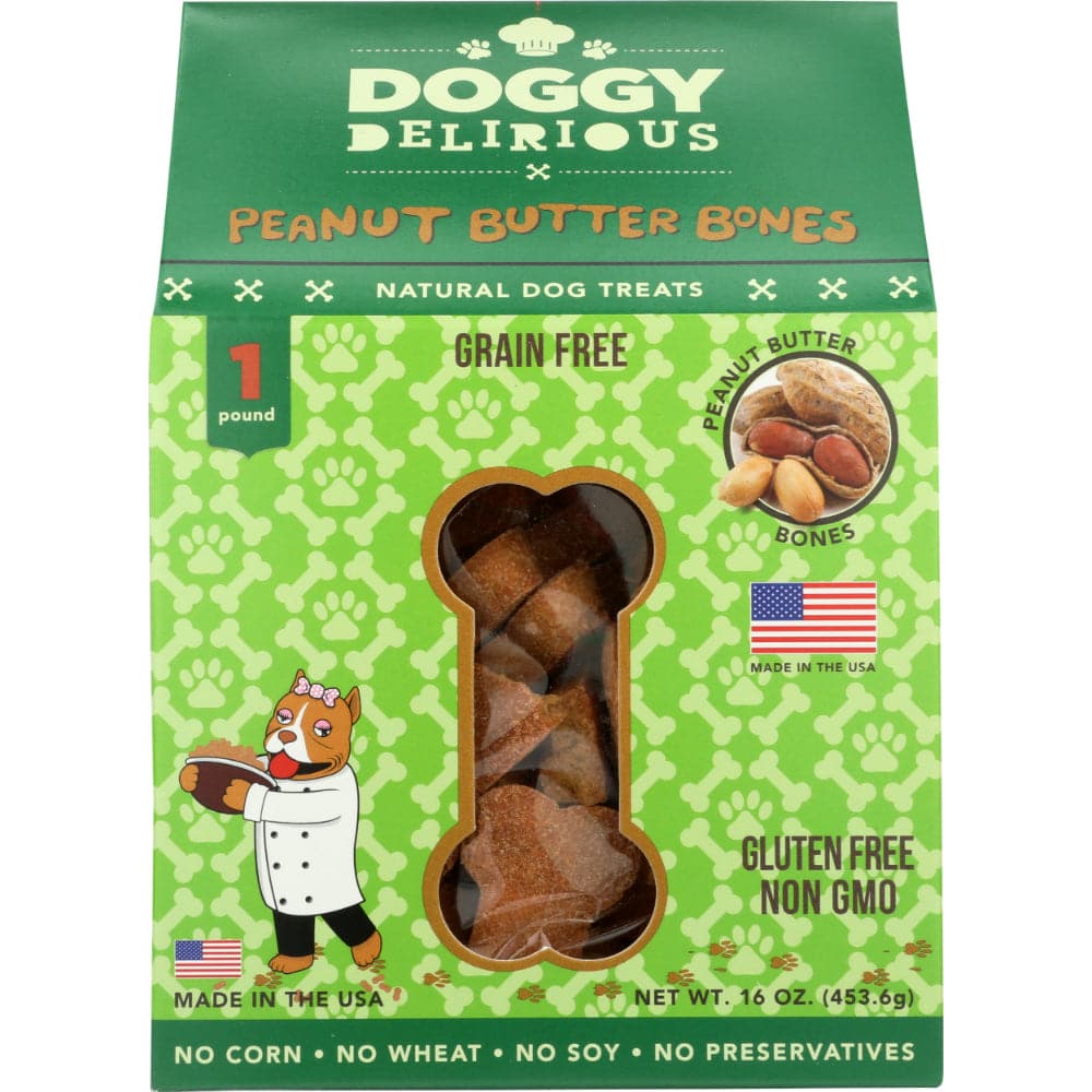 Doggy - Delirious Peanut Butter Bones Grain Free