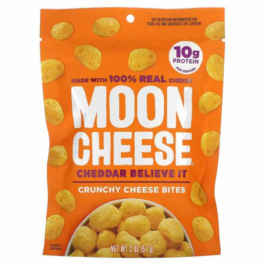 MOON CHEESE - Cheddar Cheese Snack 2OZ ( Pack of 12)