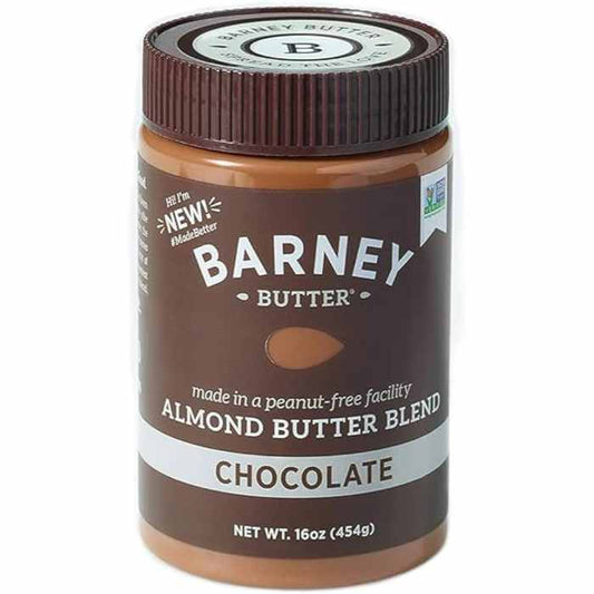 BARNEY BUTTER - Chocolate Almond Butter 16OZ ( Pack of 6)