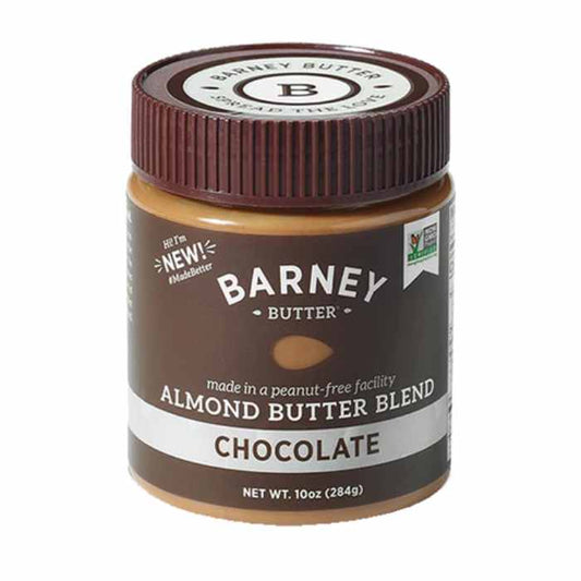 BARNEY BUTTER - Chocolate Almond Butter 10OZ ( Pack of 6)