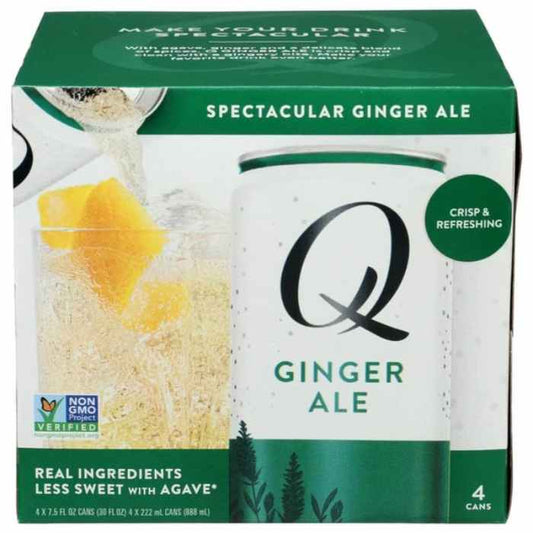 Q TONIC - Ginger Ale 4-Pack 30FO ( Pack of 6)