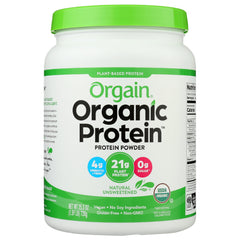 ORGAIN - Organic Plant-Based Protein Powder 25.3OZ ( Pack of 1)