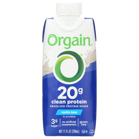 ORGAIN - Whey Protein RTD Vanilla Organic 11FO ( Pack of 12)