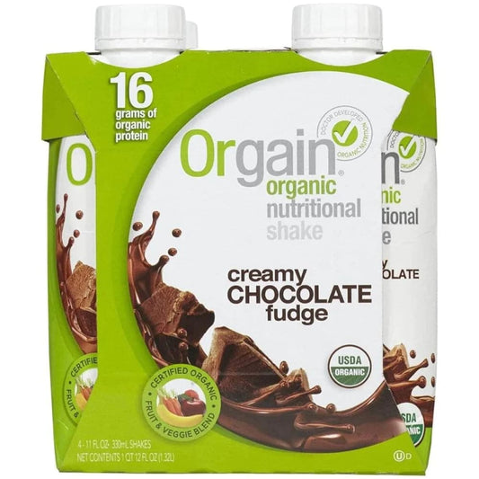 Orgain - Protein Shake Chocolate Fudge 4pk