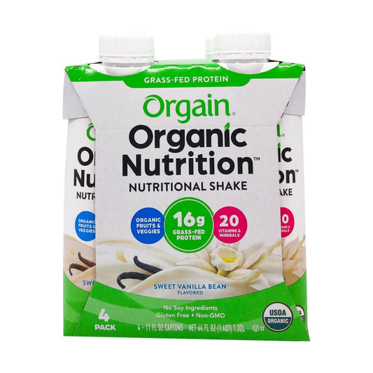Orgain - Protein Shake Vanilla 4pk
