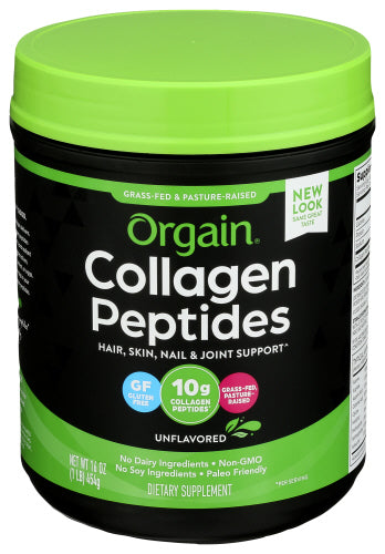 ORGAIN - Collagen Powder Grass Fed Organic 16OZ ( Pack of 1)