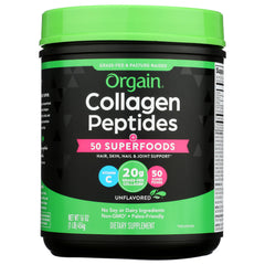 ORGAIN - Organic Collagen Superfood Powder Orgain 16OZ ( Pack of 1)