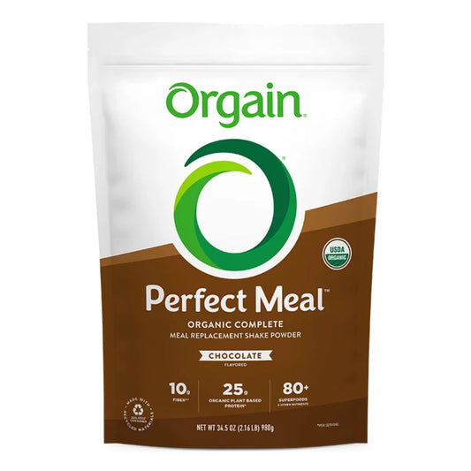 ORGAIN - Perfect Meal Powder Chocolate 34.5OZ ( Pack of 1)