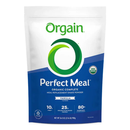 ORGAIN - Organic Vanilla Meal Replacement Powder Plant Based 34.5OZ ( Pack of 1)