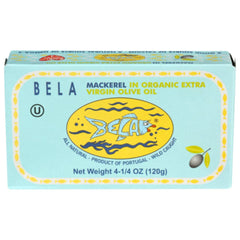 Bela - Mackerel in Organic Extra Virgin Olive Oil