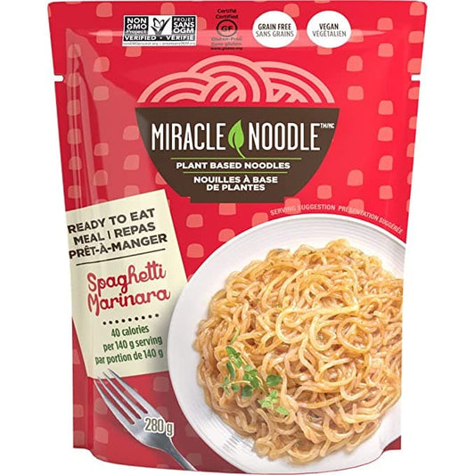 Miracle Noodle Meal Spagheti Marinra Ready to Eat, 280 G 
 | Pack of 6 - PlantX US