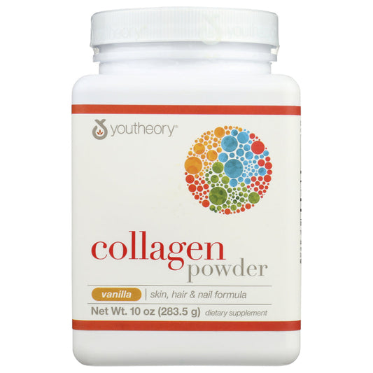 YOUTHEORY - Collagen Powder Vanilla 10OZ ( Pack of 1)