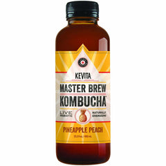 KEVITA - Master Brew Kombucha in Pineapple Peach 15.2fo, (Pack of - 6 )