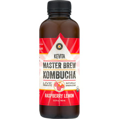 KEVITA - Master Brew Kombucha Raspberry Lemon 15.2fo, (Pack of - 6 )