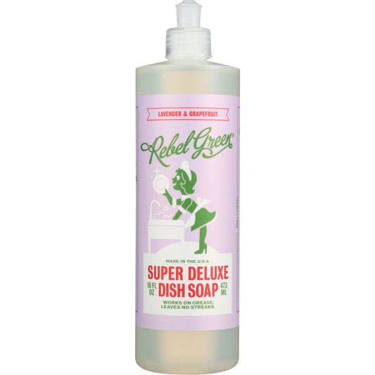 REBEL GREEN - Soap Dish Lavender Grapefruit 16OZ ( Pack of 4)